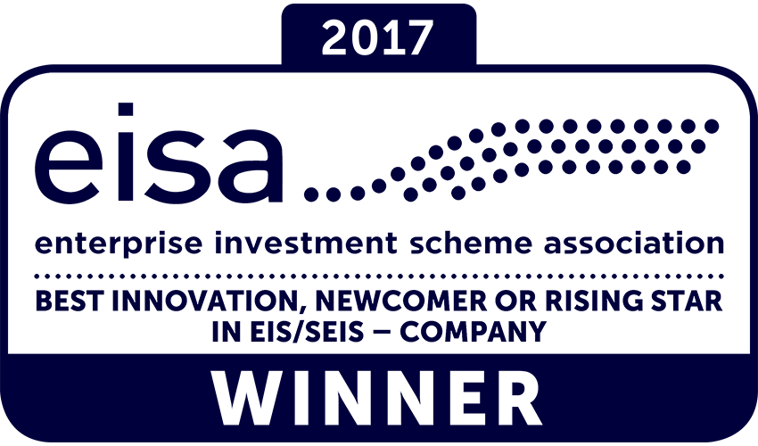 SFC Web - HP - Award Logos (blue; 170 x 100px) - 2017 - EISA Winner - Best Innovation, Newcomer or Rising Star in EIS-SEIS