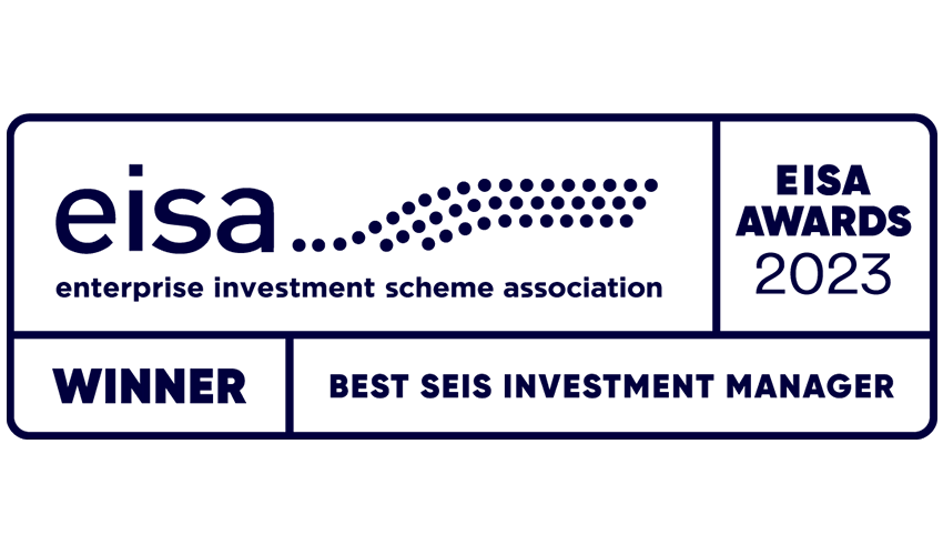 SFC Web - HP - Award Logos (blue; 170 x 100px) - 2023 - EISA Winner - Best SEIS Investment Manager